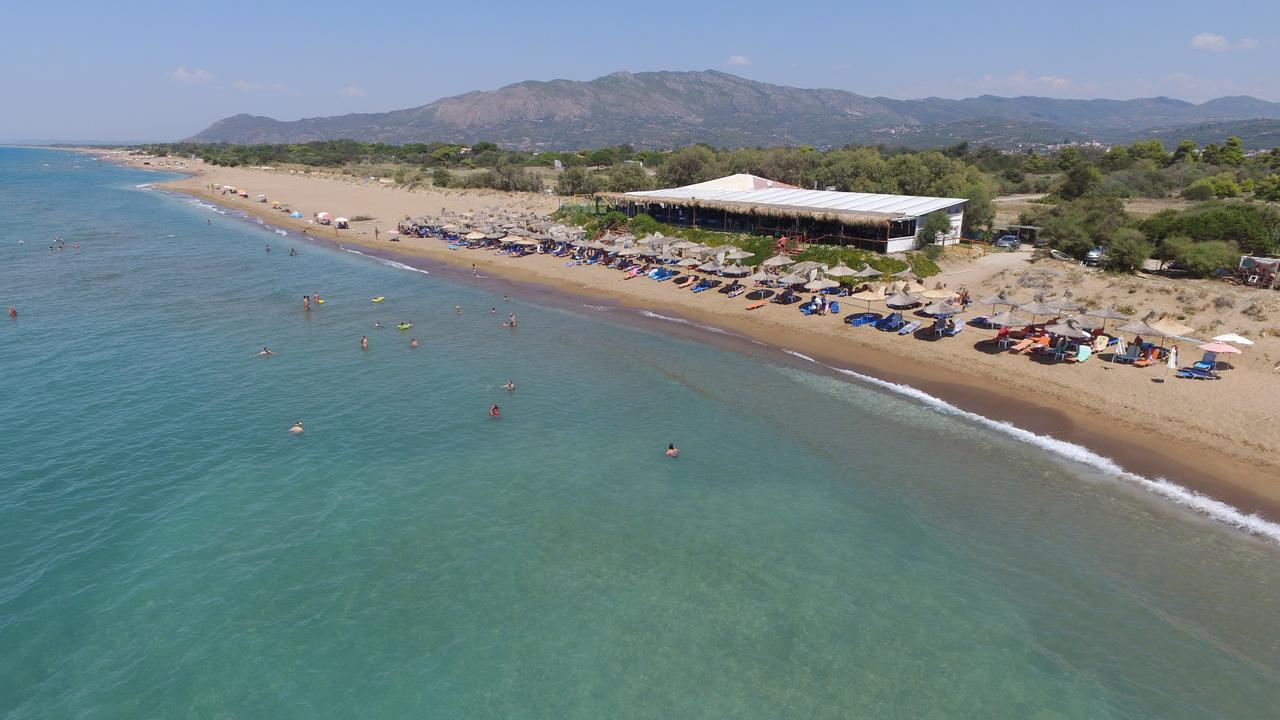 Panelma Villa Tranquil Coastal Retreat In Zacharo Tholon Dış mekan fotoğraf